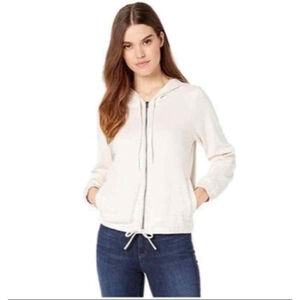 New Chaser Faux Suede Zip up Bomber Jacket Size S